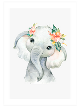 Sevimli Fil - Art Print